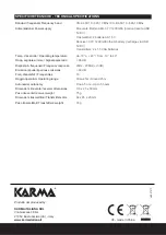 Preview for 8 page of Karma PALCO 16 Instruction Manual