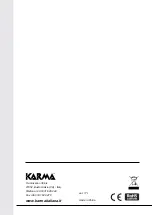 Preview for 20 page of Karma Wash Series Instruction Manual