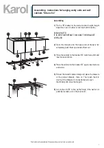 Preview for 3 page of Karol URBAN CHIC Instruction Of Assembly