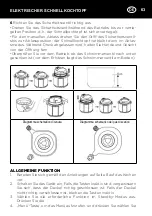 Preview for 63 page of Kasanova PRO MY-CS600 4WPB Instruction Manual