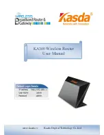 Preview for 1 page of Kasda KA300 User Manual