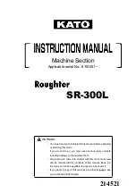 Kato SR-300L Instruction Manual preview