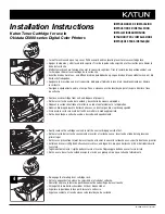 Katun C5000 Series Installation Instructions preview