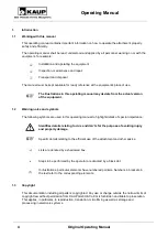 Preview for 4 page of KAUP T 401 BZ Operating Manual