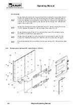 Preview for 22 page of KAUP T 403G-1L Operating Manual