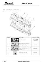 Preview for 26 page of KAUP T 403G-1L Operating Manual