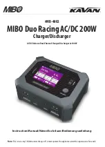 Kavan MIBO Duo Racing Instruction Manual preview