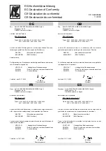 Preview for 3 page of KaVo 4040 Operating, Maintenance And Assembly Instructions