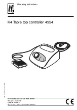 KaVo K4 Operating Instructions Manual preview