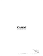 Preview for 40 page of Kawai Concert Performer CP139 Quick Start Manual