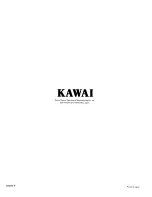 Preview for 54 page of Kawai Synthesize K1RII Owner'S Manual