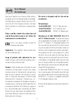 Preview for 9 page of KaWe EUROLIGHT B30 3.5 V User Manual