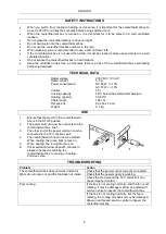 Preview for 8 page of Kayoba 604-031 Operating Instructions Manual