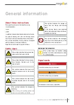 Preview for 5 page of KBL megaSun P9 Operating Instructions Manual