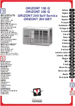 Preview for 2 page of KBS Tecfrigo ORIZONT 150 Q Installation And Use Manual