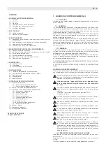 Preview for 3 page of KBS TS 801 Use, Maintenance And Installation Manual