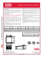 Preview for 2 page of Keating Of Chicago 24×30 FT Specification Sheet