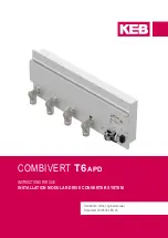 KEB COMBIVERT T6APD Instructions For Use Manual preview