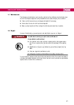 Preview for 21 page of KEB COMBIVERT T6APD Instructions For Use Manual