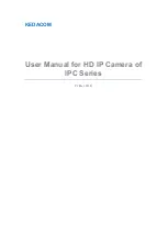 Kedacom IPC Series User Manual preview