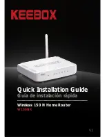 Keebox W150NR Quick Installation Manual preview