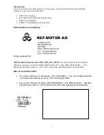 Preview for 2 page of KEF BO 50/5 Instruction Manual