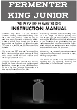 Keg King King Junior Instruction Manual preview