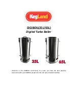 Preview for 1 page of KegLand DIGIBOIL 35L User Manual