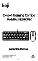 Preview for 1 page of Keji KE2IN1CMBO Instruction Manual