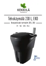 Kekkilä EKO 230L Installation Manual preview