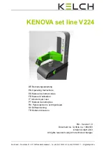 KELCH KENOVA set Line V224 Operating Instructions Manual preview