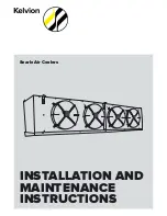 Preview for 1 page of Kelvion KEC10 Installation And Maintenance Instructions Manual