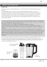 Preview for 14 page of Kemar Kitchenware KSB-170 Instruction Manual