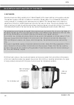 Preview for 40 page of Kemar Kitchenware KSB-170 Instruction Manual