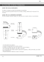 Preview for 44 page of Kemar Kitchenware KSB-170 Instruction Manual