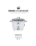 Preview for 58 page of Kemar COOKINELLA KRC-300 Instruction Manual