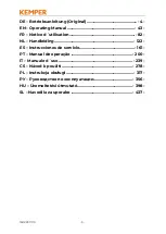 Preview for 3 page of Kemper 63200 Operating Manual