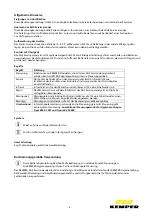 Preview for 2 page of Kemper 686 03 003 Operating Instructions Manual