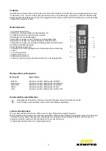 Preview for 3 page of Kemper 686 03 003 Operating Instructions Manual