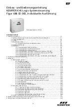 Kemper KHS Logic Control System Installation And Operating Instructions Manual preview