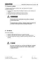 Preview for 278 page of Kemper ProfiMaster Operating Instructions Manual