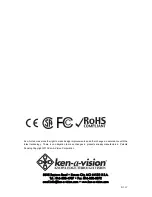 Preview for 8 page of Ken A Vision Vision Viewer 7890B Instruction Manual