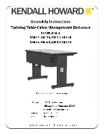 Kendall Howard 5500-3-100-36 Assembly Instructions preview