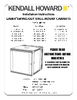 Preview for 1 page of kENDALL 6U-3130-3-001-06 Installation Instructions