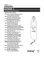 kENDALL GENIUS 2 Operation And Service Manual preview