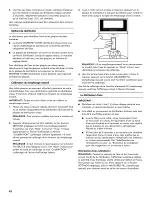 Preview for 62 page of Kenmore 106.4116 Series Use & Care Manual