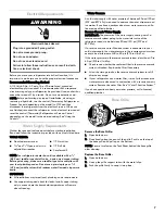 Preview for 7 page of Kenmore 106.5022 Series Use & Care Manual