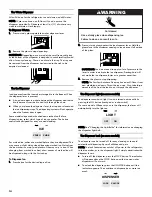 Preview for 14 page of Kenmore 106.5022 Series Use & Care Manual