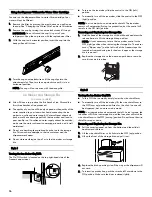 Preview for 16 page of Kenmore 106.5022 Series Use & Care Manual