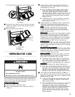 Preview for 21 page of Kenmore 106.5022 Series Use & Care Manual